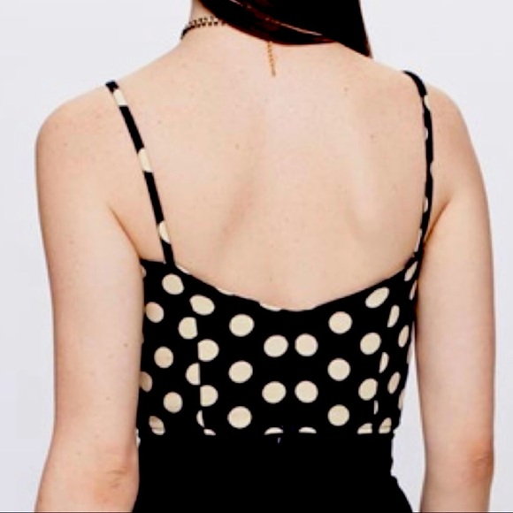 Lustre Born Free polka dot shorts and bustier set Size US 8 Medium - Picture 4 of 10